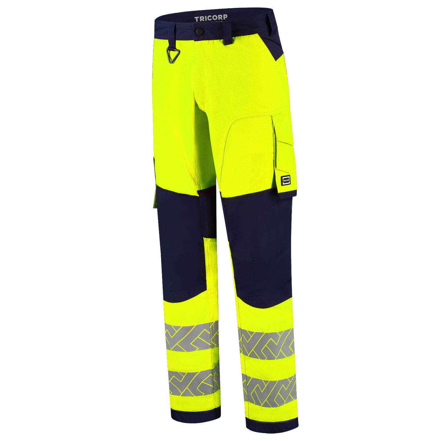 Tricorp Workwear High Vis Redefined Werkbroeken 506119 Functional Stretch Knieversterking HiVis fluo geel-inktblauw(fluoryellowink)