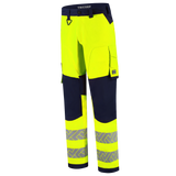 Tricorp Workwear High Vis Redefined Werkbroeken 506119 Functional Stretch Knieversterking HiVis fluo geel-inktblauw(fluoryellowink)