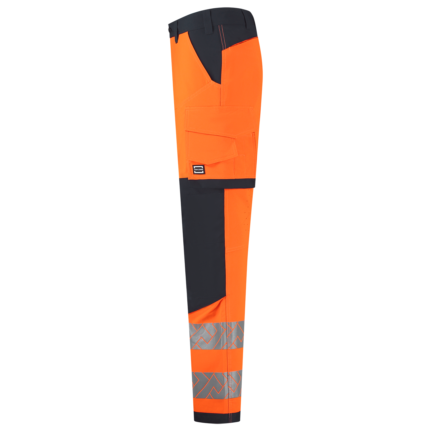 Tricorp Workwear High Vis Redefined Werkbroeken 506120 4-Way Stretch Knieversterking HiVis fluo oranje-inktblauw(fluororangeink)