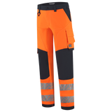 Tricorp Workwear High Vis Redefined Werkbroeken 506120 4-Way Stretch Knieversterking HiVis fluo oranje-inktblauw(fluororangeink)