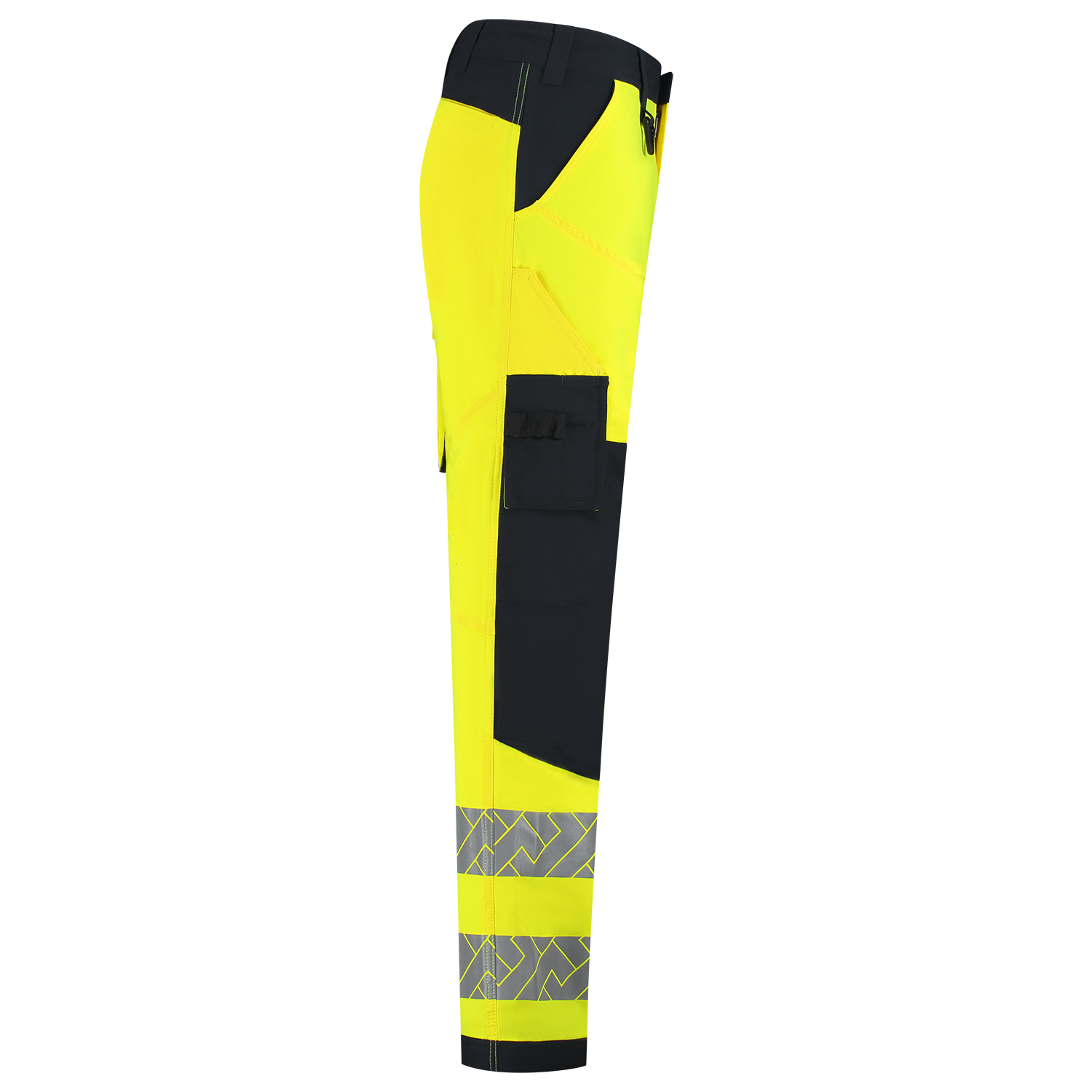 Tricorp Workwear High Vis Redefined Werkbroeken 506120 4-Way Stretch Knieversterking HiVis fluo geel-inktblauw(fluoryellowink)