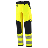 Tricorp Workwear High Vis Redefined Werkbroeken 506120 4-Way Stretch Knieversterking HiVis fluo geel-inktblauw(fluoryellowink)