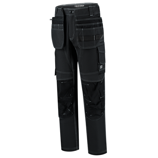 Tricorp Workwear Unicolor Redefined Werkbroeken 506122 Jeans Functional Stretch Tool Pockets zwart(black)