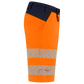 Tricorp Workwear High Vis Redefined Werkbroeken Kort 506124 Functional Stretch HiVis fluo oranje-inktblauw(fluororangeink)