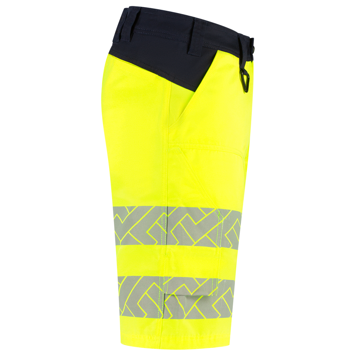 Tricorp Workwear High Vis Redefined Werkbroeken Kort 506124 Functional Stretch HiVis fluo geel-inktblauw(fluoryellowink)