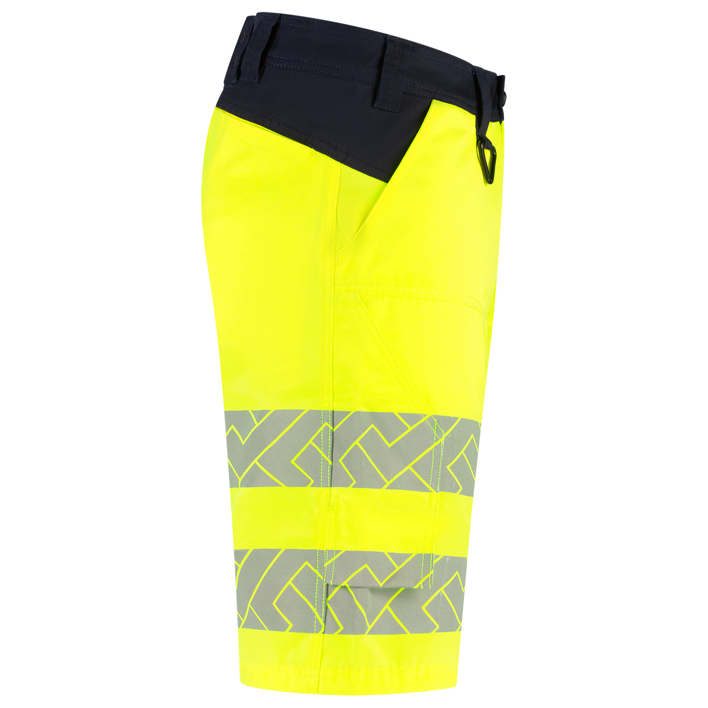 Tricorp Workwear High Vis Redefined Werkbroeken Kort 506124 Functional Stretch HiVis fluo geel-inktblauw(fluoryellowink)