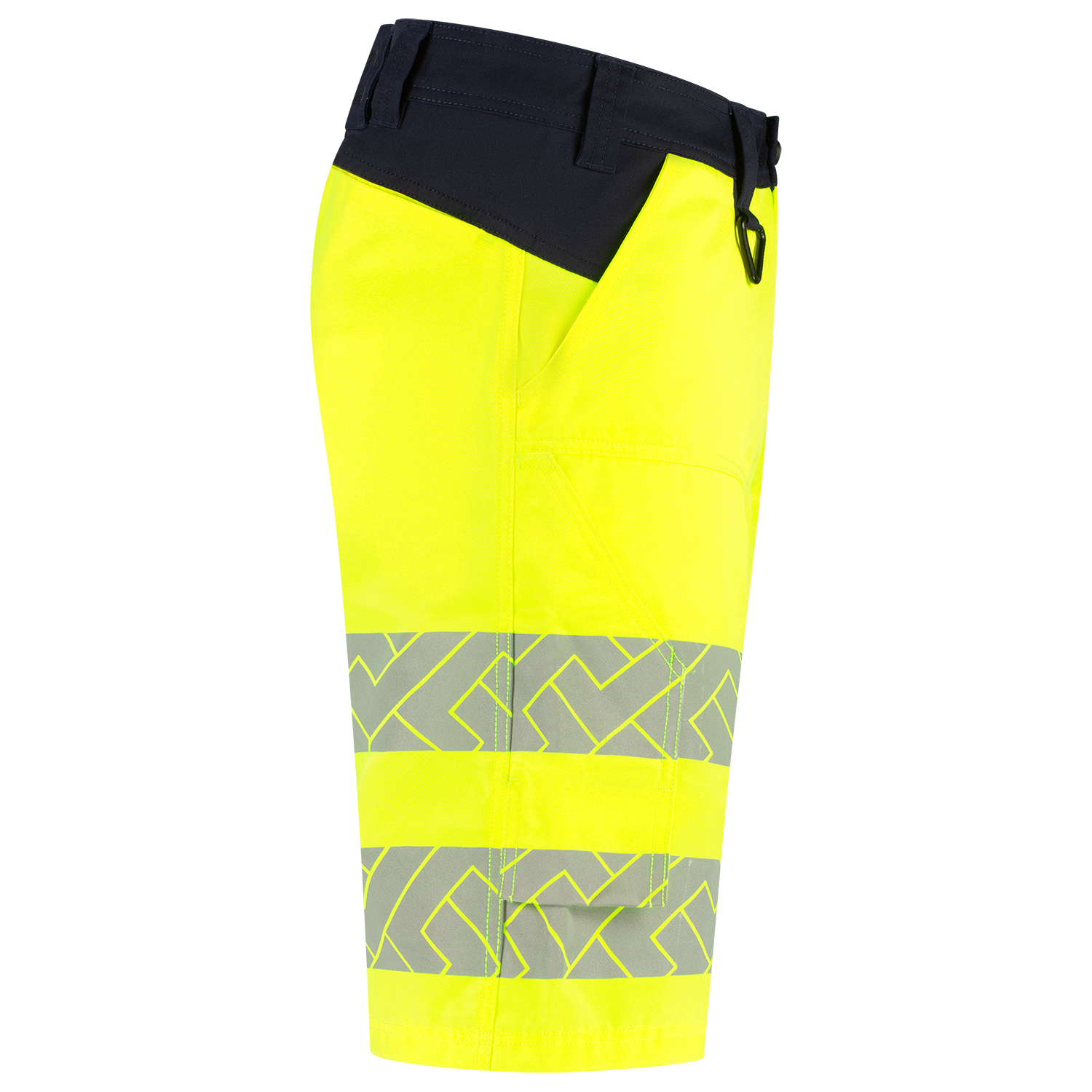 Tricorp Workwear High Vis Redefined Werkbroeken Kort 506124 Functional Stretch HiVis fluo geel-inktblauw(fluoryellowink)