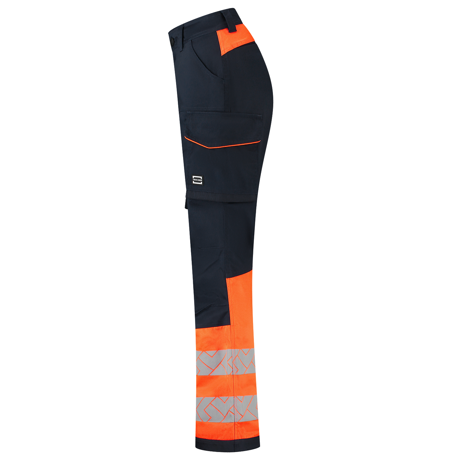 Tricorp Workwear High Vis Redefined Werkbroeken 506126 2-Way Stretch Dames HiVis inktblauw-fluo oranje(inkfluororange)