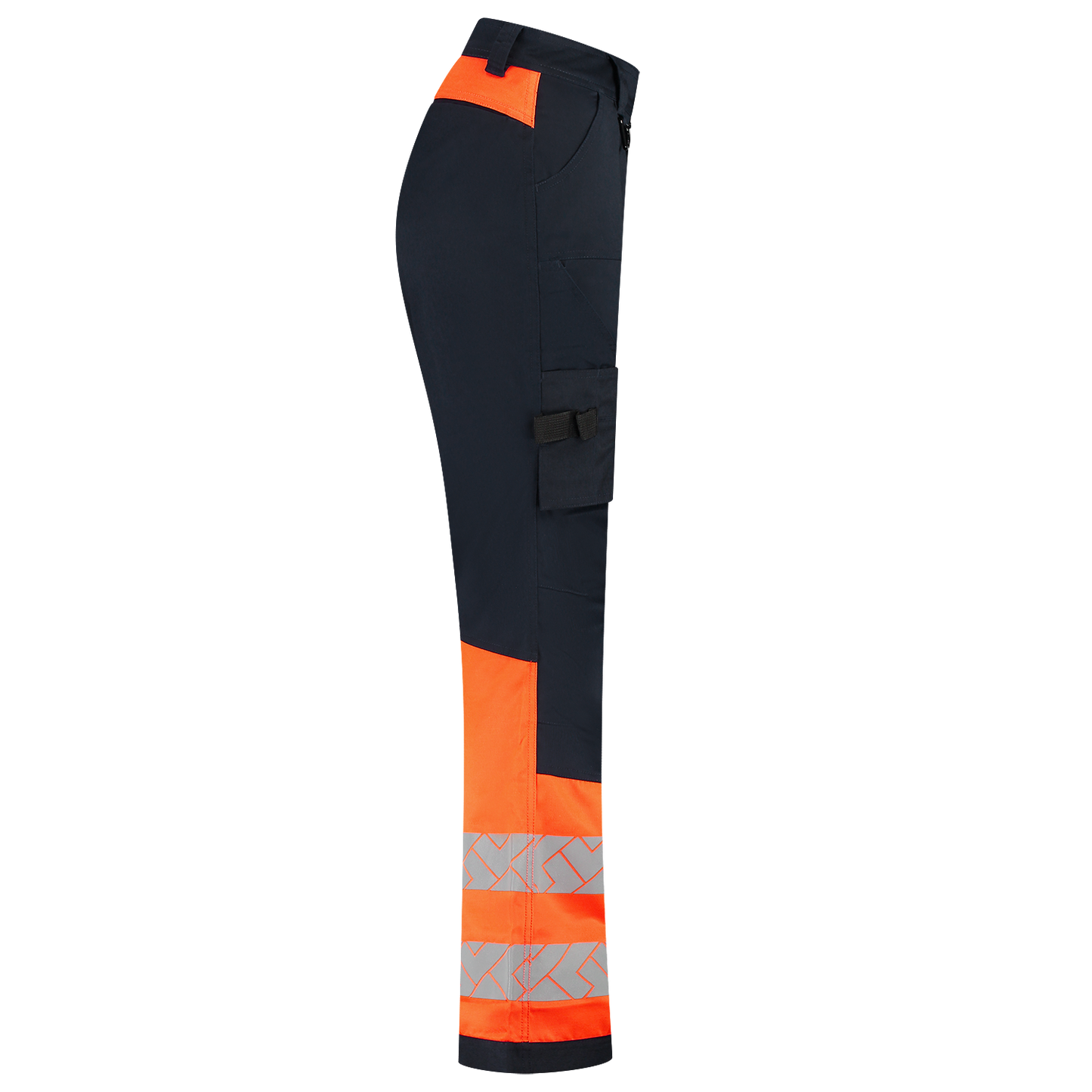 Tricorp Workwear High Vis Redefined Werkbroeken 506126 2-Way Stretch Dames HiVis inktblauw-fluo oranje(inkfluororange)