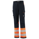 Tricorp Workwear High Vis Redefined Werkbroeken 506126 2-Way Stretch Dames HiVis inktblauw-fluo oranje(inkfluororange)