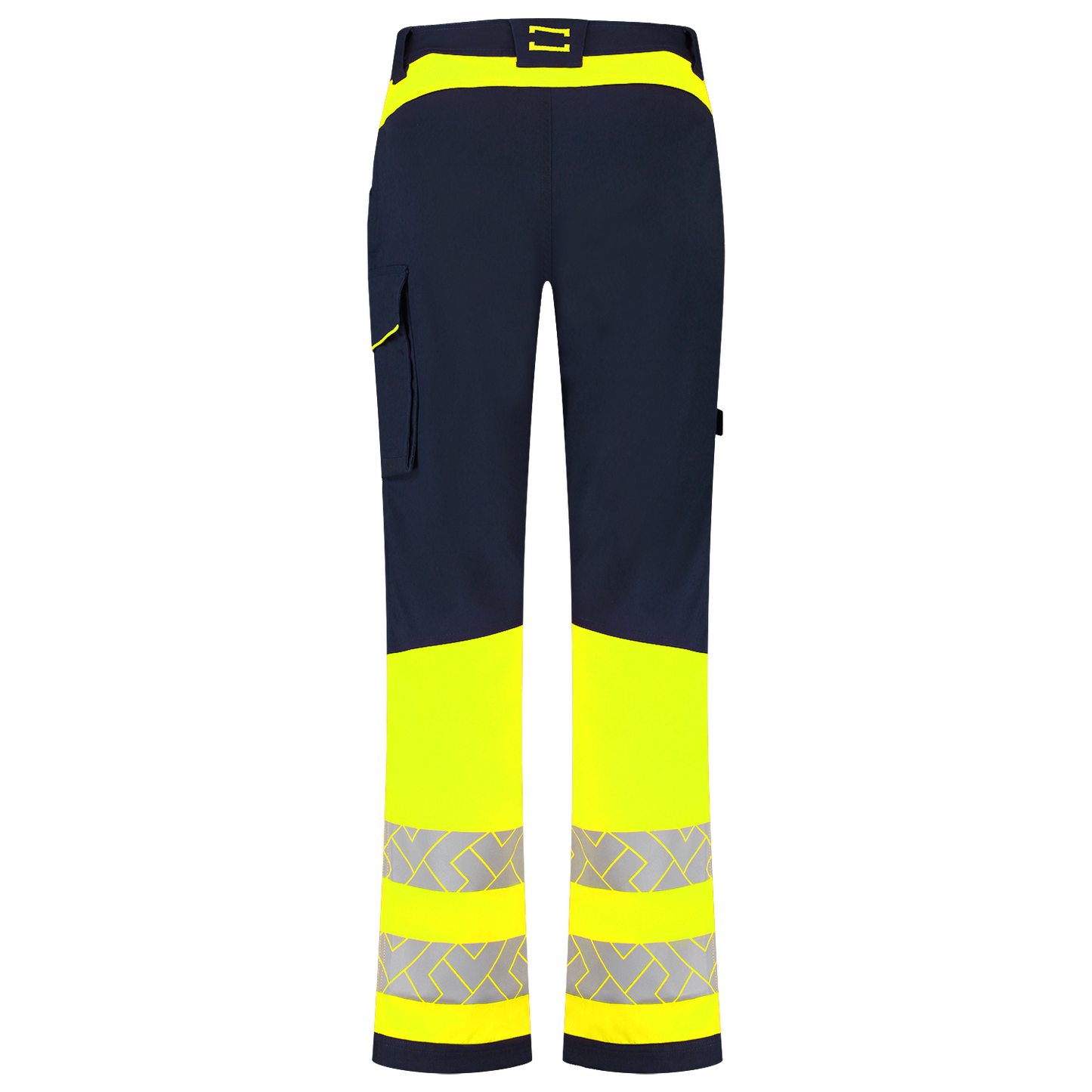 Tricorp Workwear High Vis Redefined Werkbroeken 506126 2-Way Stretch Dames HiVis inktblauw-fluo geel(inkfluoryellow)