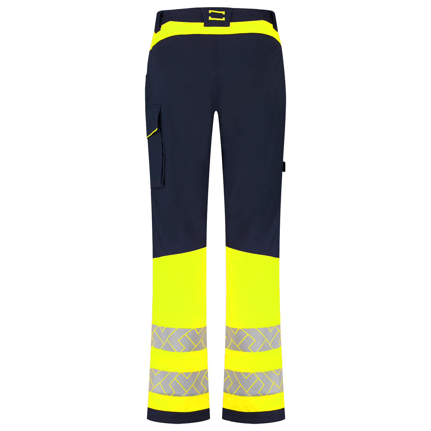 Tricorp Workwear High Vis Redefined Werkbroeken 506126 2-Way Stretch Dames HiVis inktblauw-fluo geel(inkfluoryellow)