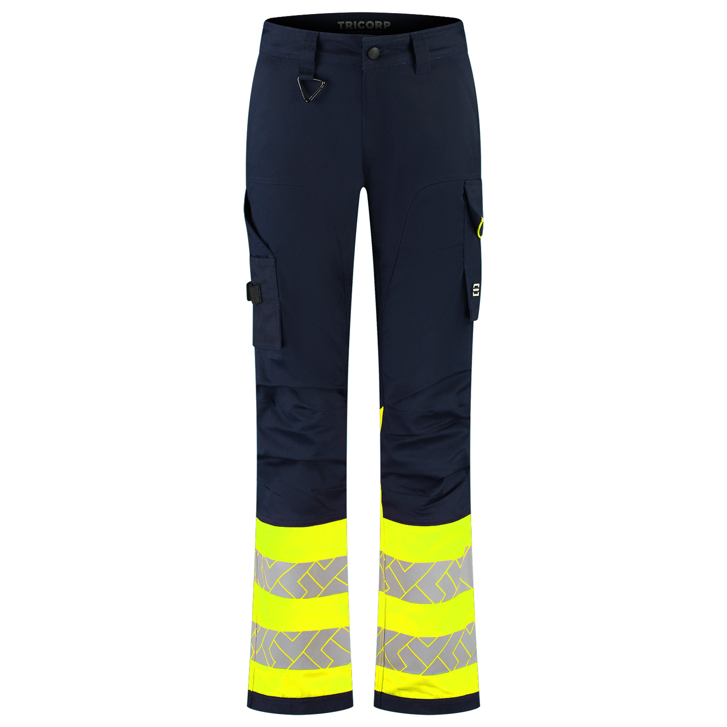Tricorp Workwear High Vis Redefined Werkbroeken 506126 2-Way Stretch Dames HiVis inktblauw-fluo geel(inkfluoryellow)
