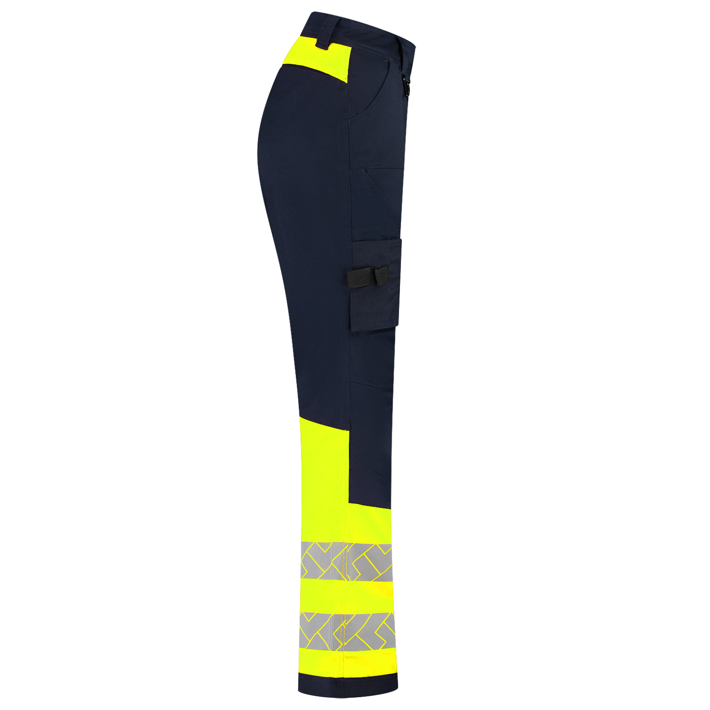 Tricorp Workwear High Vis Redefined Werkbroeken 506126 2-Way Stretch Dames HiVis inktblauw-fluo geel(inkfluoryellow)