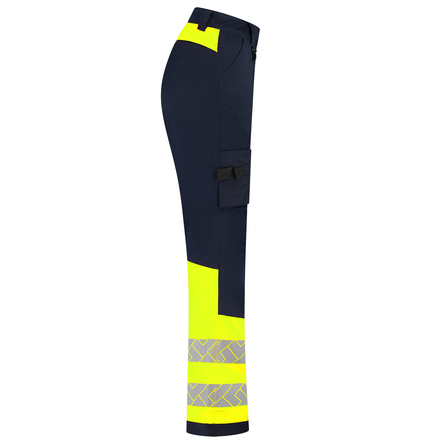 Tricorp Workwear High Vis Redefined Werkbroeken 506126 2-Way Stretch Dames HiVis inktblauw-fluo geel(inkfluoryellow)