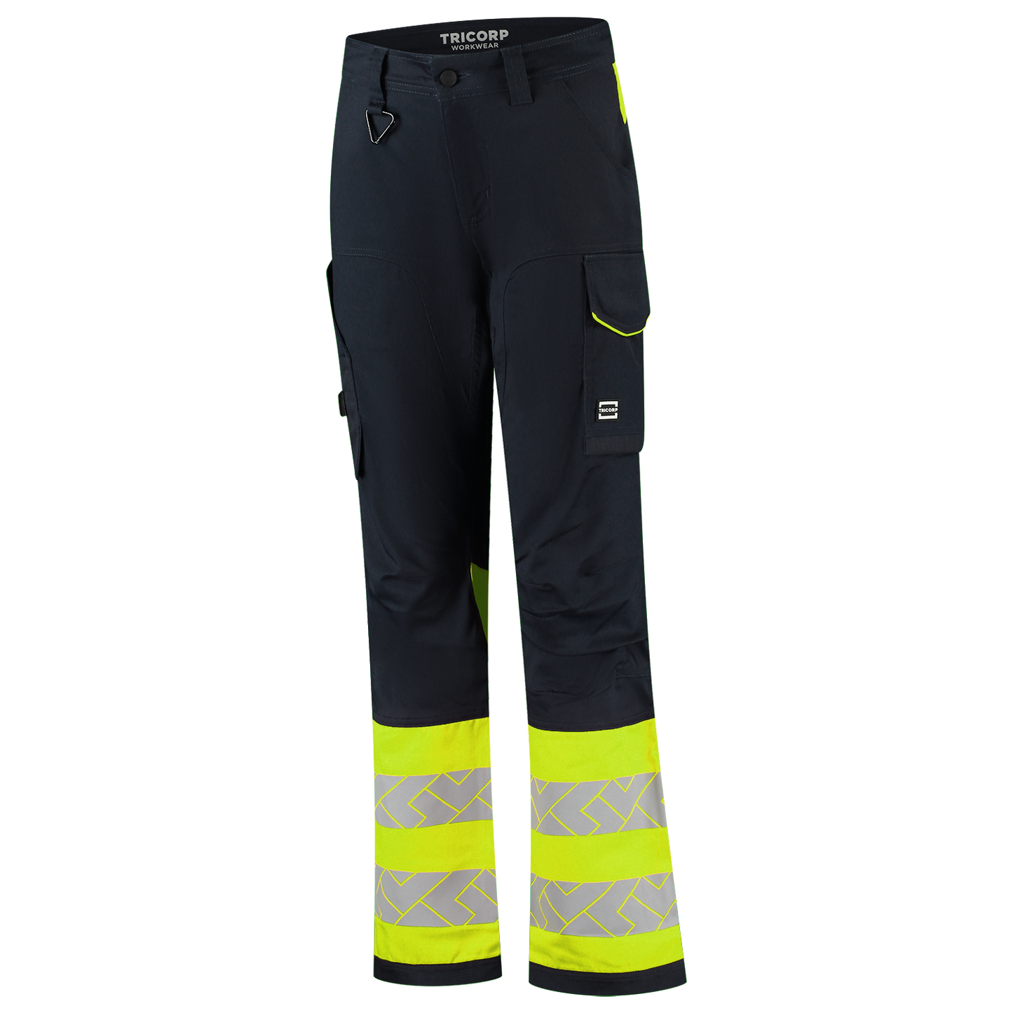 Tricorp Workwear High Vis Redefined Werkbroeken 506126 2-Way Stretch Dames HiVis inktblauw-fluo geel(inkfluoryellow)