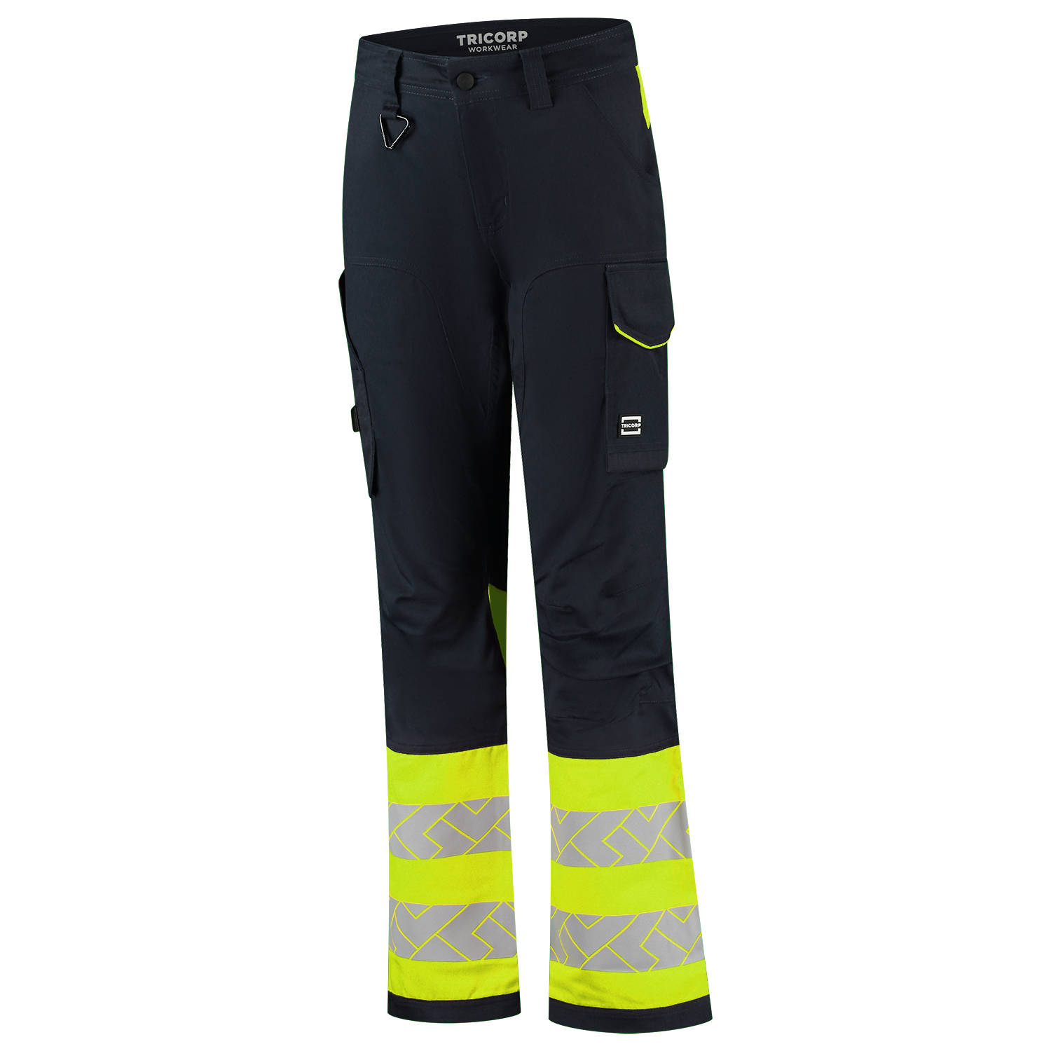 Tricorp Workwear High Vis Redefined Werkbroeken 506126 2-Way Stretch Dames HiVis inktblauw-fluo geel(inkfluoryellow)