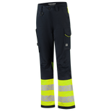 Tricorp Workwear High Vis Redefined Werkbroeken 506126 2-Way Stretch Dames HiVis inktblauw-fluo geel(inkfluoryellow)