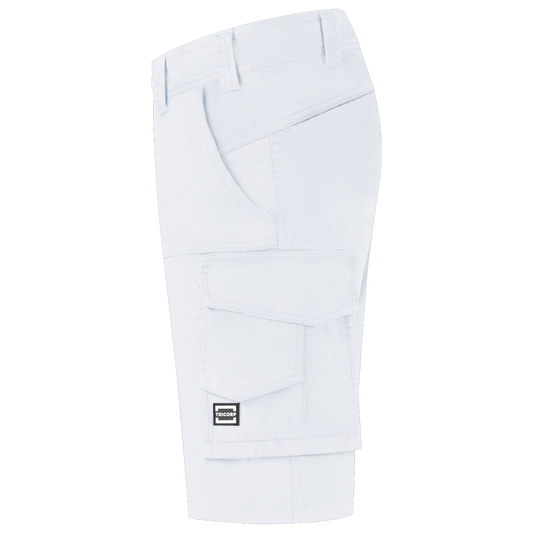 Tricorp Workwear Unicolor Redefined Werkbroeken Kort 506128 Functional Stretch Dames wit(white)