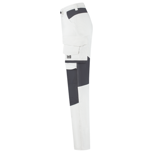 Tricorp Workwear Unicolor Redefined Werkbroeken 506129 Cordura Functional Stretch Dames wit(white)