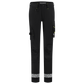 Tricorp Workwear Reflective Redefined Werkbroeken 506132 Functional Stretch Reflective Dames zwart-fluo geel(blackfluoryellow)