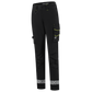 Tricorp Workwear Reflective Redefined Werkbroeken 506132 Functional Stretch Reflective Dames zwart-fluo geel(blackfluoryellow)