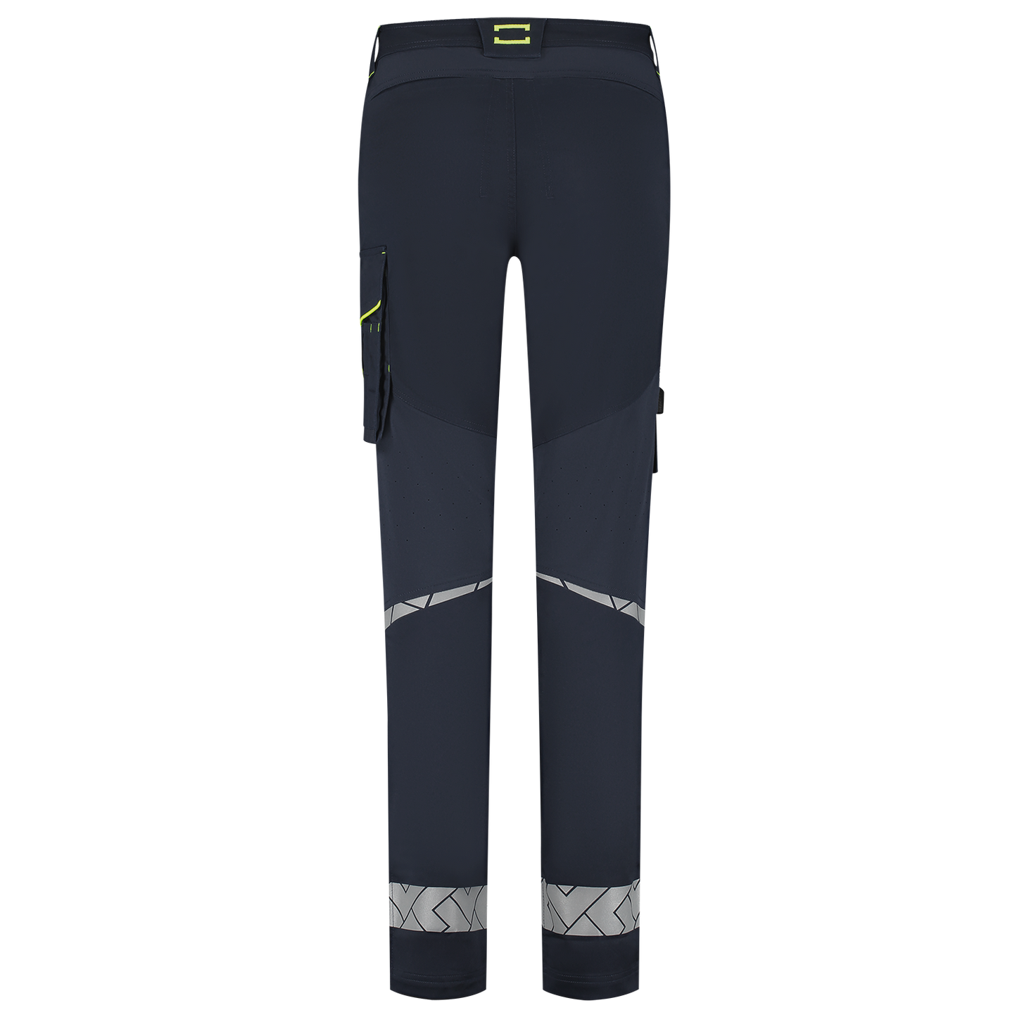 Tricorp Workwear Reflective Redefined Werkbroeken 506132 Functional Stretch Reflective Dames inktblauw-fluo geel(inkfluoryellow)