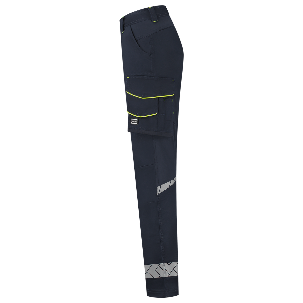 Tricorp Workwear Reflective Redefined Werkbroeken 506132 Functional Stretch Reflective Dames inktblauw-fluo geel(inkfluoryellow)