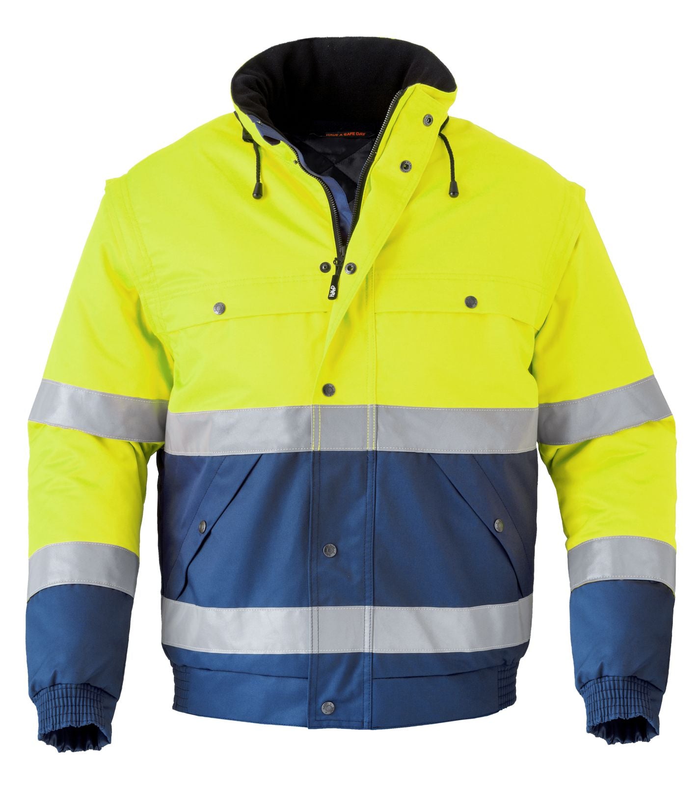 Havep High Visibility Jassen 5139 donkerblauw-fluo geel(AAA)