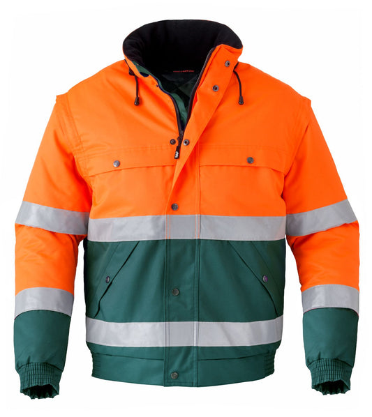 Havep High Visibility Jassen 5139 groen-fluo oranje(AAU)