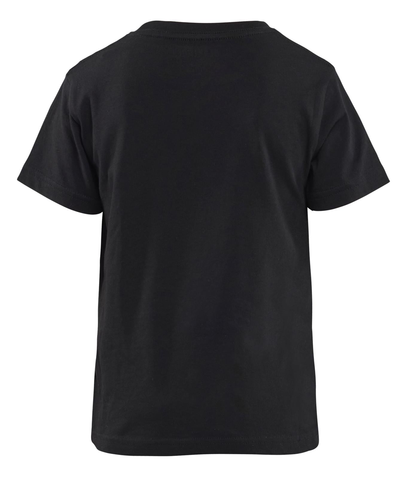 Blaklader Kinderkleding Kids T-shirt 52001042 zwart-fluo geel(9933)