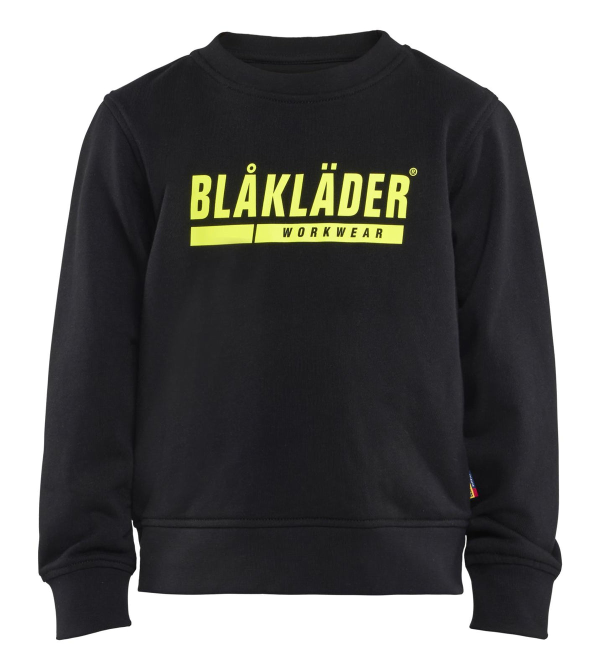 Blaklader Kinderkleding Kids Sweatshirt 52051158 zwart-fluo geel(9933)