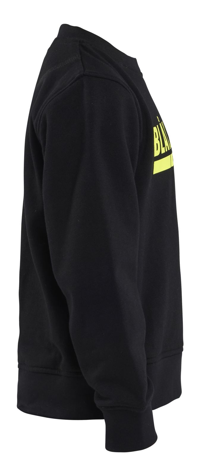 Blaklader Kinderkleding Kids Sweatshirt 52051158 zwart-fluo geel(9933)