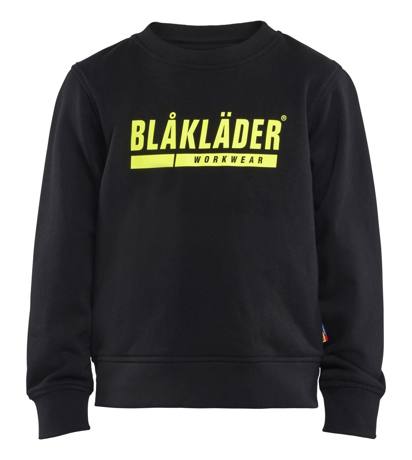 Blaklader Kinderkleding Kids Sweatshirt 52051158 zwart-fluo geel(9933)