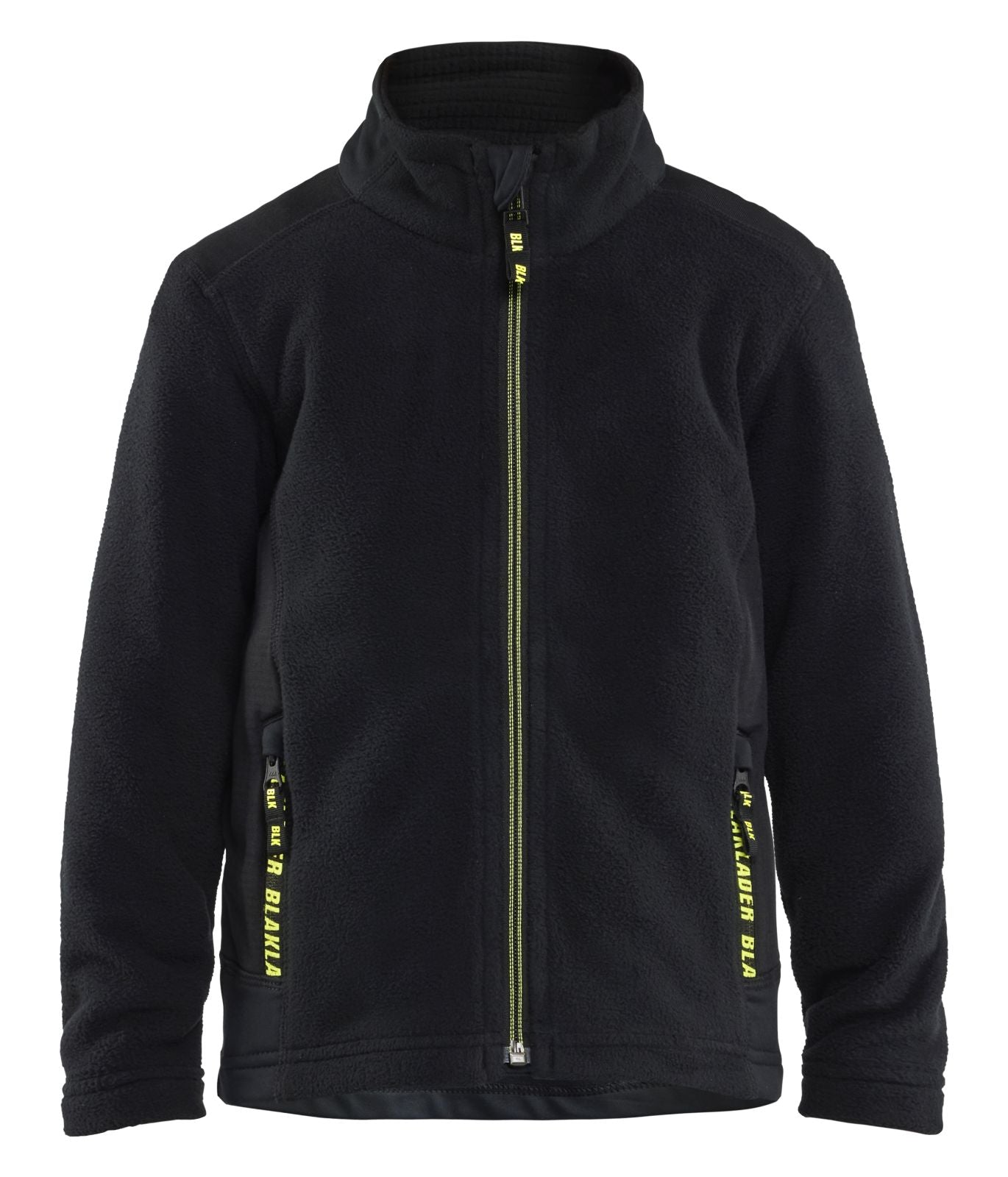 Blaklader Kinderkleding Kids jassen 52061010 Microfleece zwart-fluo geel(9933)