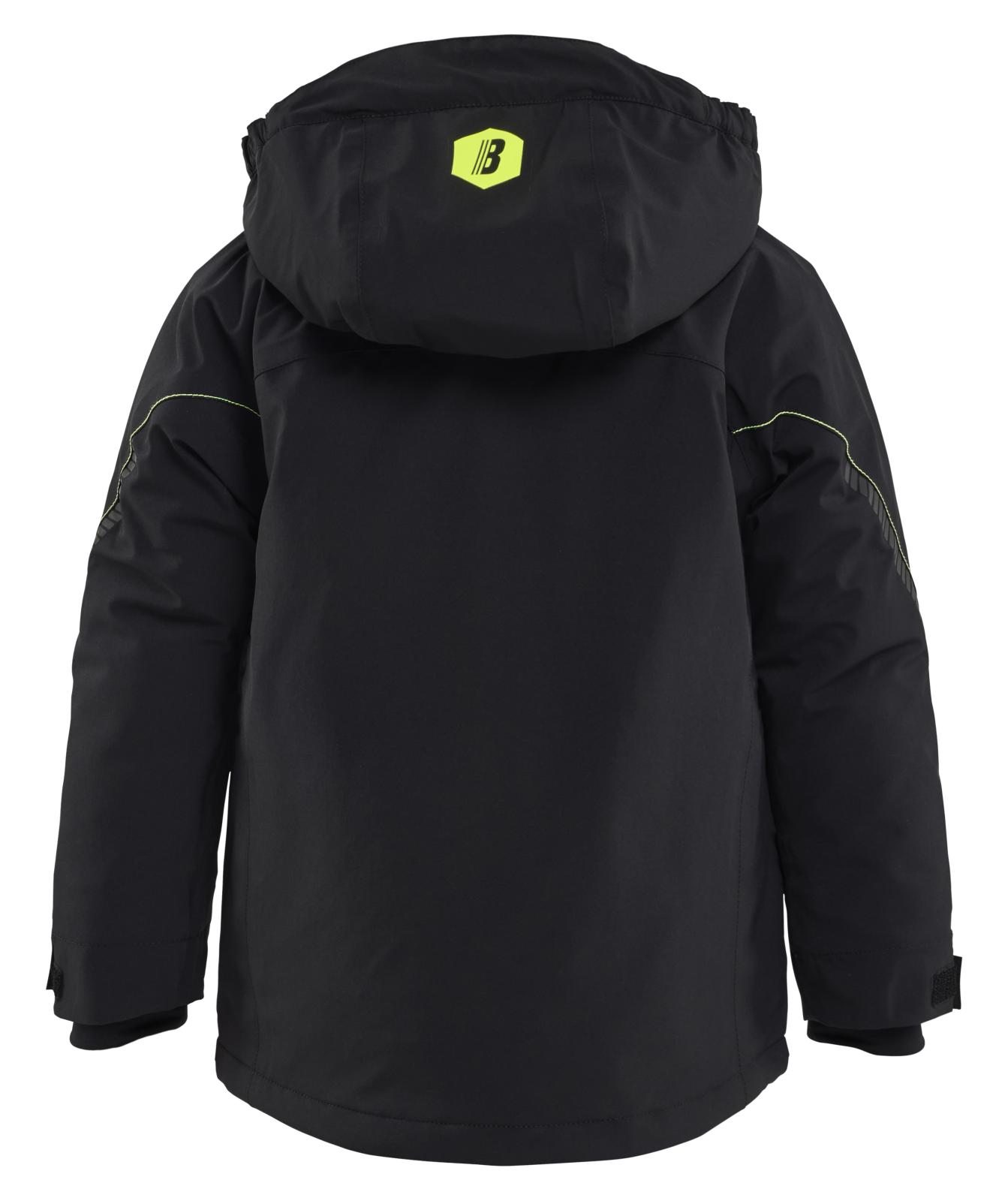 Blaklader Kinderkleding Kids Winterjas 52101917 Lichtgewicht 4-weg stretch zwart-fluo geel(9933)