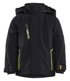 Blaklader Kinderkleding Kids Winterjas 52101917 Lichtgewicht 4-weg stretch zwart-fluo geel(9933)