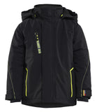 Blaklader Kinderkleding Kids Winterjas 52101917 Lichtgewicht 4-weg stretch zwart-fluo geel(9933)