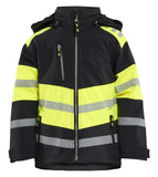 Blaklader Kinderkleding Kids Jack 52112513 Softshell zwart-fluo geel(9933)