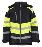 Blaklader Kinderkleding Kids Jack 52112513 Softshell zwart-fluo geel(9933)