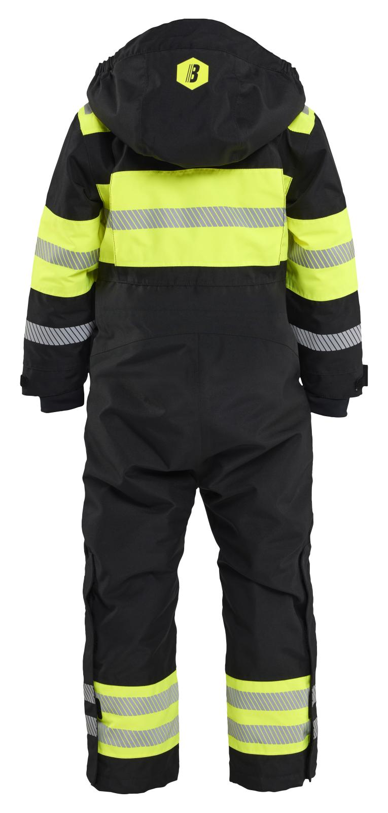 Blaklader Kinderkleding Kids Overall 52151977 Winter zwart-fluo geel(9933)