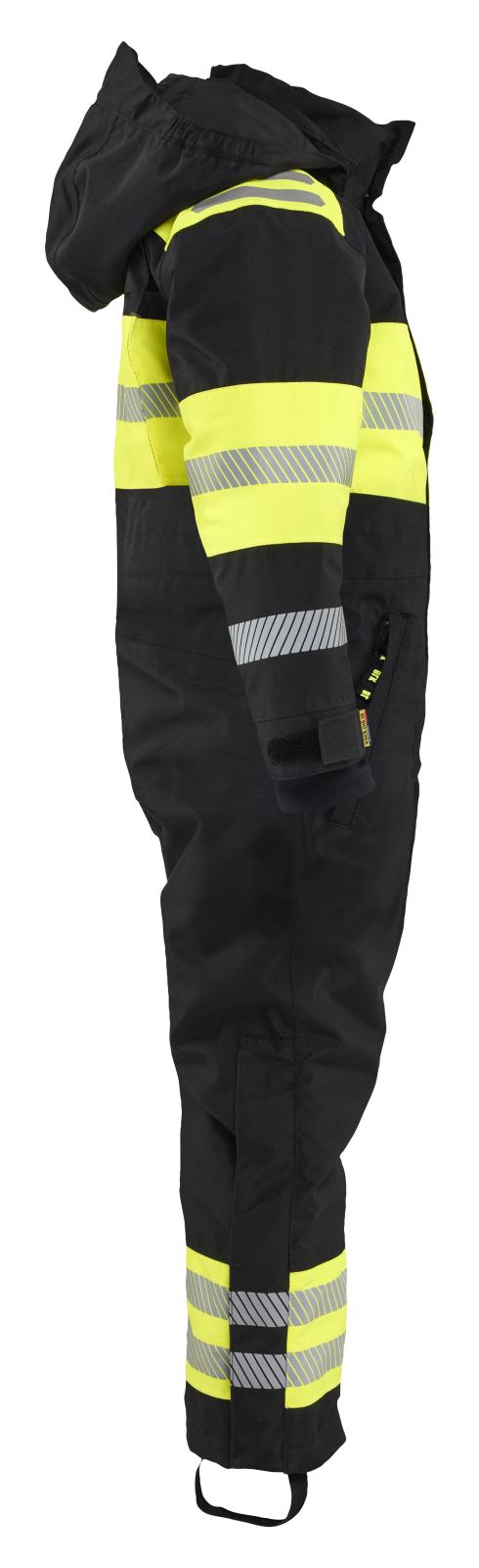 Blaklader Kinderkleding Kids Overall 52151977 Winter zwart-fluo geel(9933)