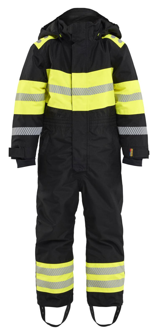 Blaklader Kinderkleding Kids Overall 52151977 Winter zwart-fluo geel(9933)