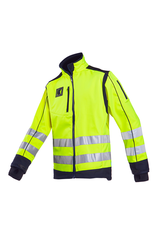 Sioen Jassen Walney HiVis fluo geel-blauw