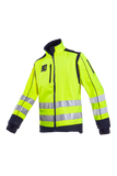 Sioen Jassen Walney HiVis fluo geel-blauw