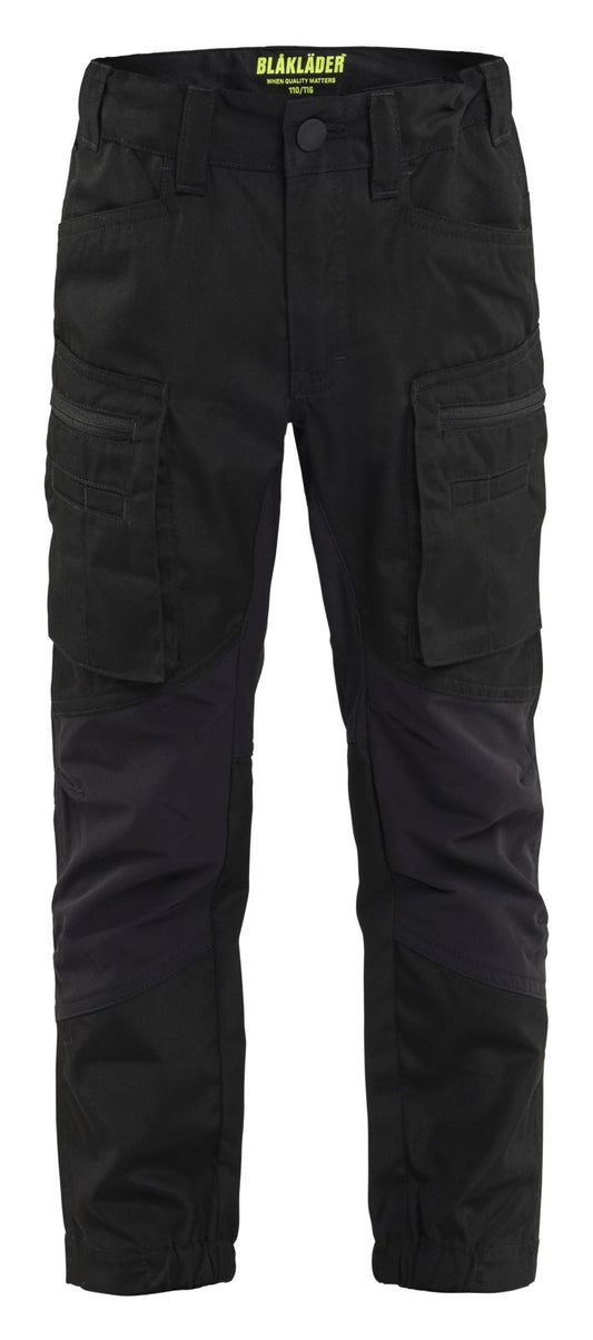 Blaklader Kinderkleding Kids Werkbroek 52201845 stretch zwart(9900)