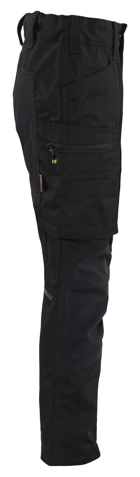 Blaklader Kinderkleding Kids Werkbroek 52201845 stretch zwart(9900)