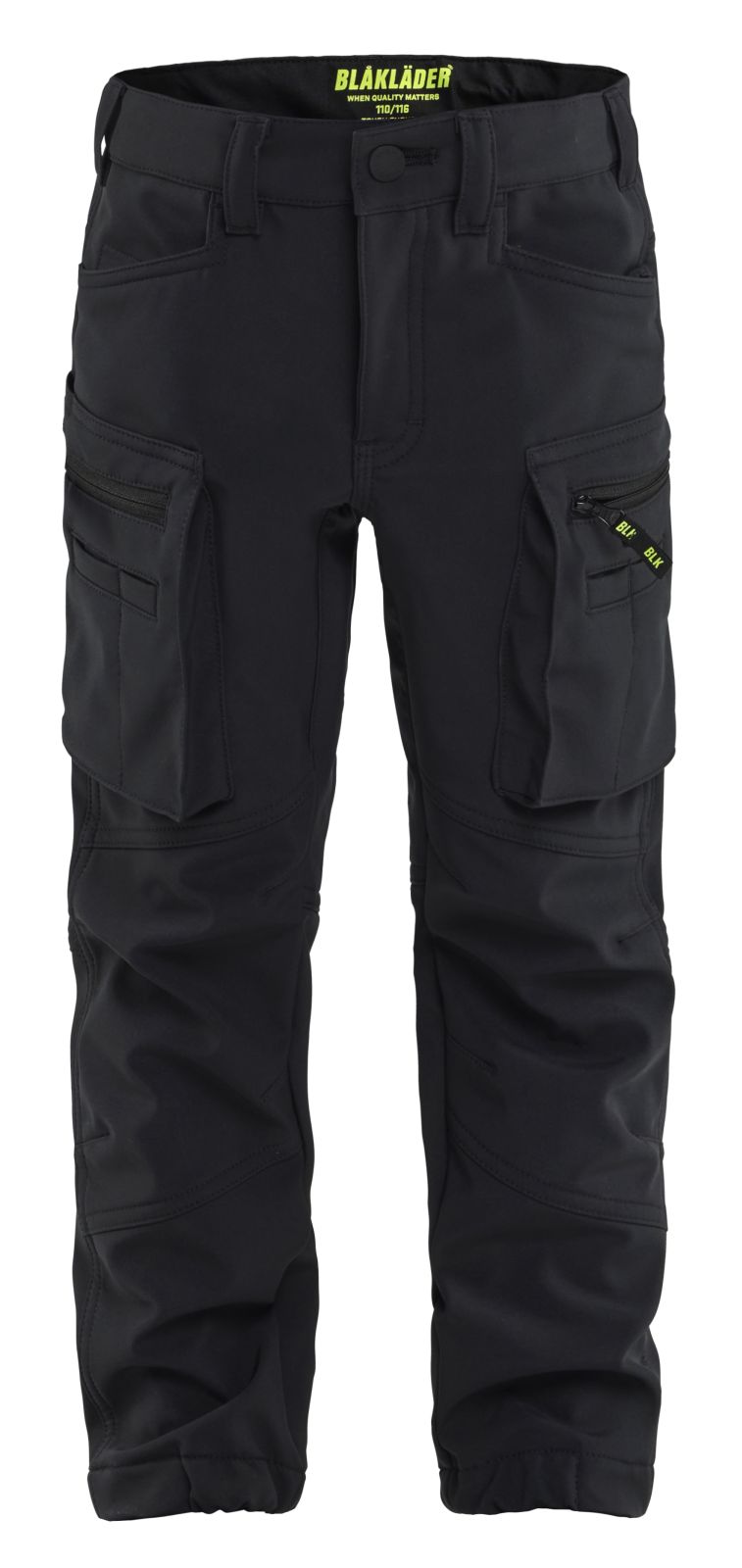Blaklader Kinderkleding Kids Werkbroek 52202513 softshell zwart(9900)