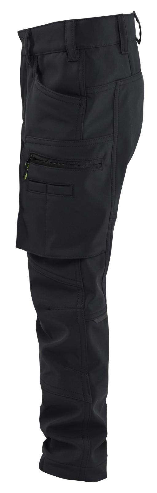 Blaklader Kinderkleding Kids Werkbroek 52202513 softshell zwart(9900)