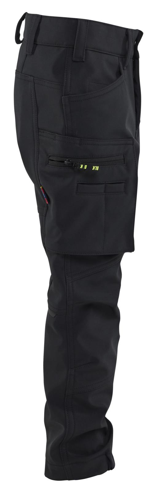 Blaklader Kinderkleding Kids Werkbroek 52202513 softshell zwart(9900)